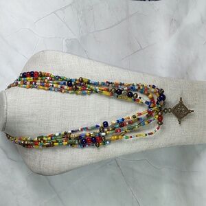 Artisan Crafted Trade Bead Necklace